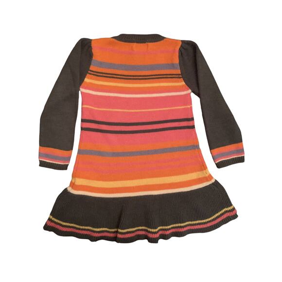 Lily bird VGUC Boutique Striped Sweater Dress. Size 4t - Picture 4 of 5